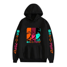 (Black, XS) Harakuju Hoodies My Hero Academia Unisex Pullover Hoodie Midweight Sweatshirt