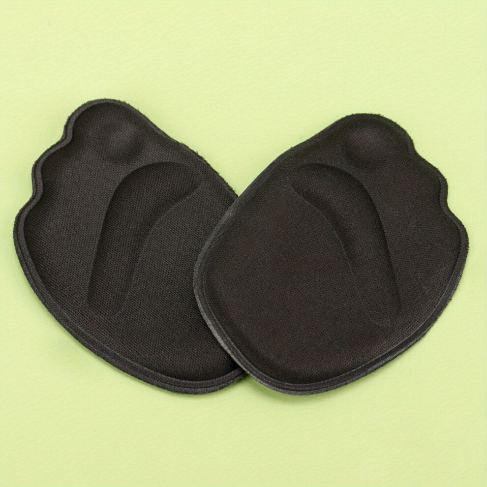 1pair Forefoot Pad Ladies High heeled Shoes Pad Invisible Half Pad Sandals Anti skid Shock Absorption Thickened Breathable Cotton Front Pad
