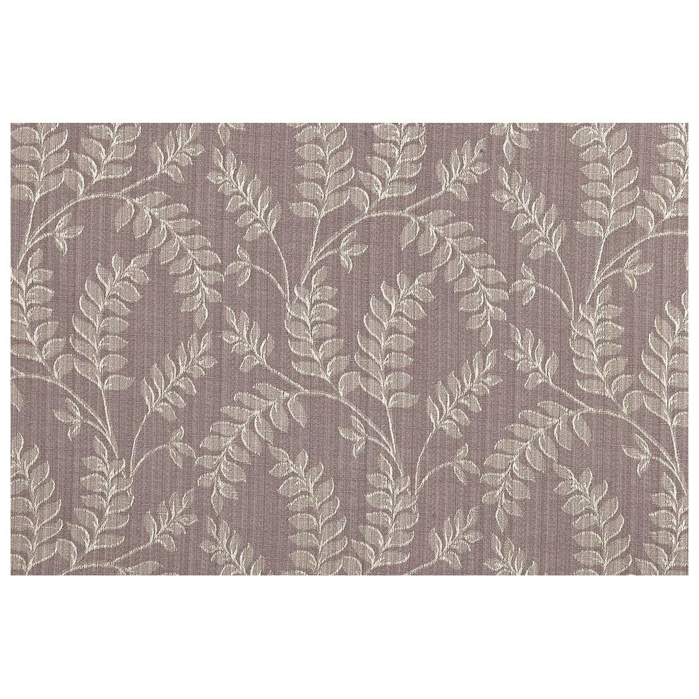 (Width 140 CM, Ledbury Leaf Mauve) Kestrel Upholstery Fabric Curtains Crafts 140 cm Width Fabric For Craft By Meter