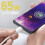 OPPO Câble USB vers USB-C Original Oppo DL129 VOOC 65W Blanc 1m 4