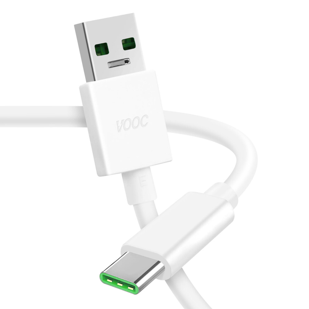 Original Oppo USB to USB-C Cable DL129 SuperVOOC 65W White 1m