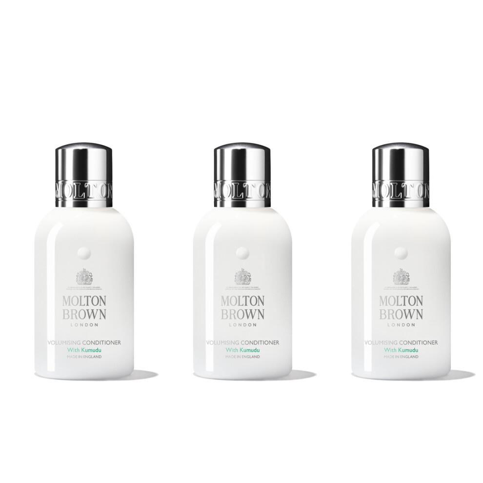 Molton Volumising Conditioner With Kumudu 3 X 100Ml Bottles Brown
