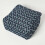 Homescapes Tula Handwoven Textured Navy & Teal Pouffe Bean Cube 5