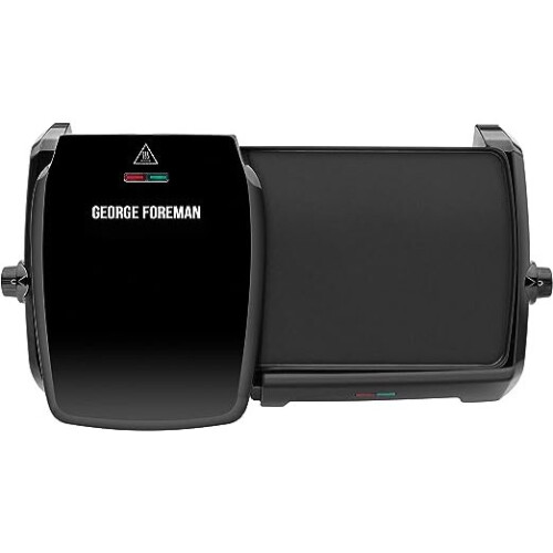 George Foreman George Foreman Large Variable Temperature Grill & Griddle 23450, Black