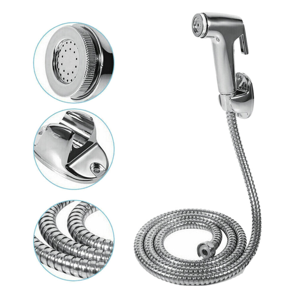 Toilet Bathroom Hand Handheld Sprayer Shower Bidet Spray Hose Holder