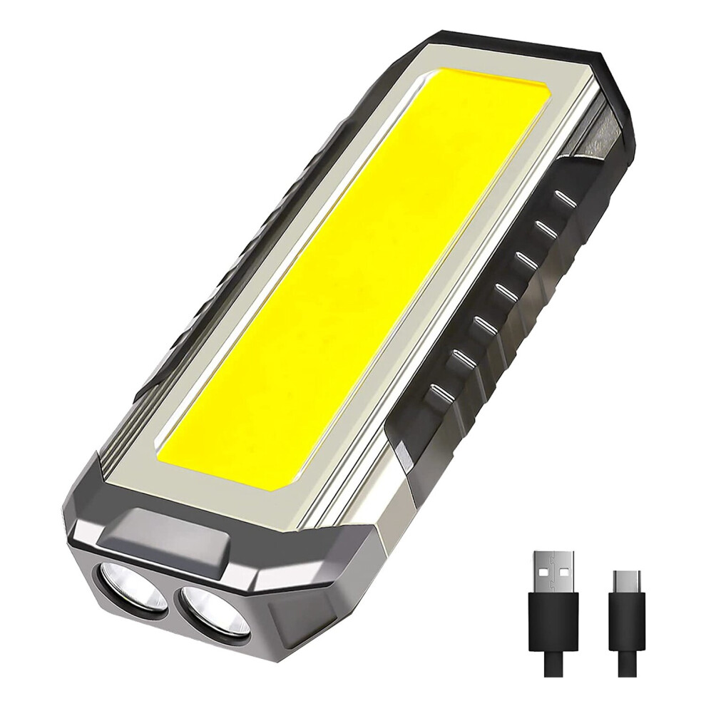 Led Work Light, Portable Magnetic Light, 1000 Lumen Rechargeable Cob Work Light With Magnetic Base And Hanging Hook 4763998501824