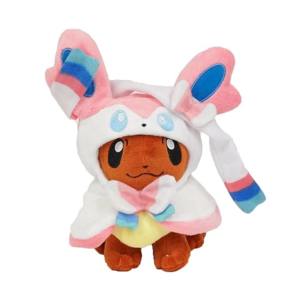 Doyarbim (Sylveon) Center Pikachu Cosplay Plush Doll Toy