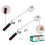 PAIR OF FRONT WARNING CONTACT BRAKE PAD WEAR 2