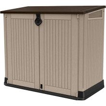 Keter Store-It Out Midi Garden Storage Shed, 130 x 74 x 110 cm, beige