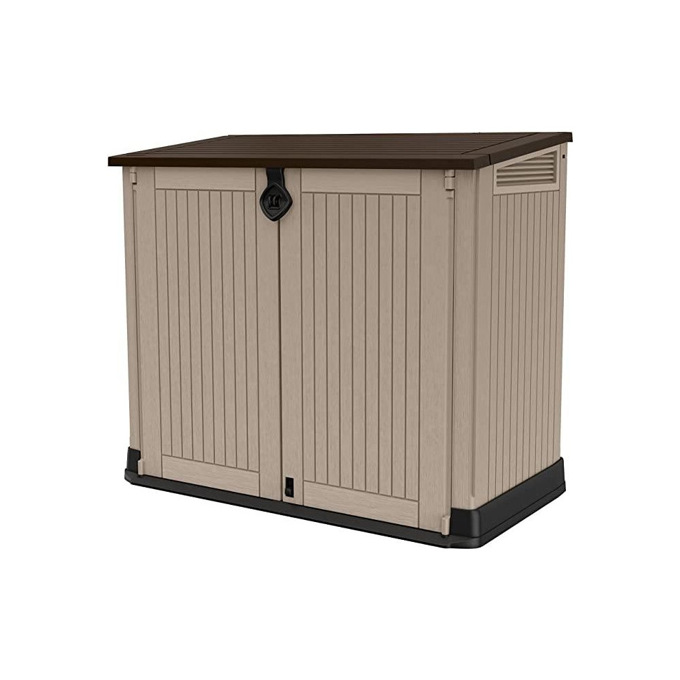 Keter Store-It Out Midi Garden Storage Shed, 130 x 74 x 110 cm, beige