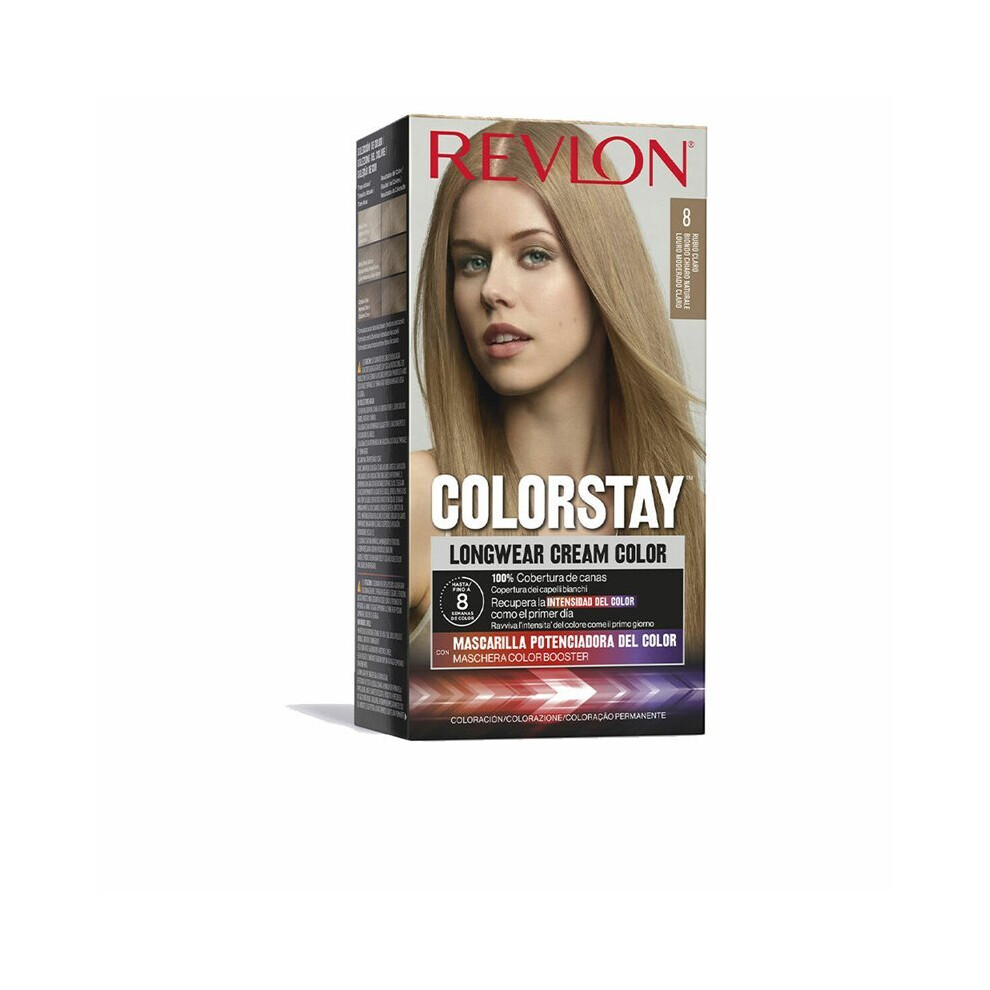 Revlon Light Permanent Dye Colorstay Blonde Nâº 8 (S05113183)