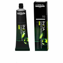 Cor permanente sem amônia - L'OREAL - Inoa No Ammonia Permanent Color 7.0 - Loiro - Creme