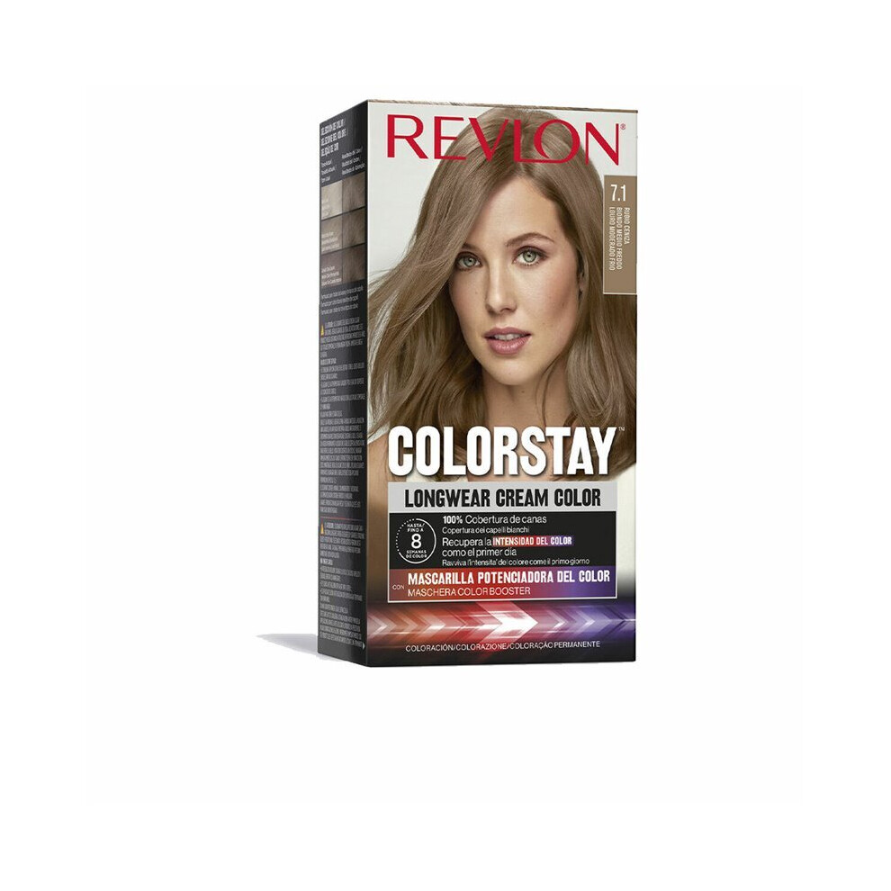 Revlon Permanent Dye Colorstay Nº 7.1 Ash Blonde (S05113181)