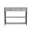 Living And Home Narrow Wooden Console Table with Drawer 5
