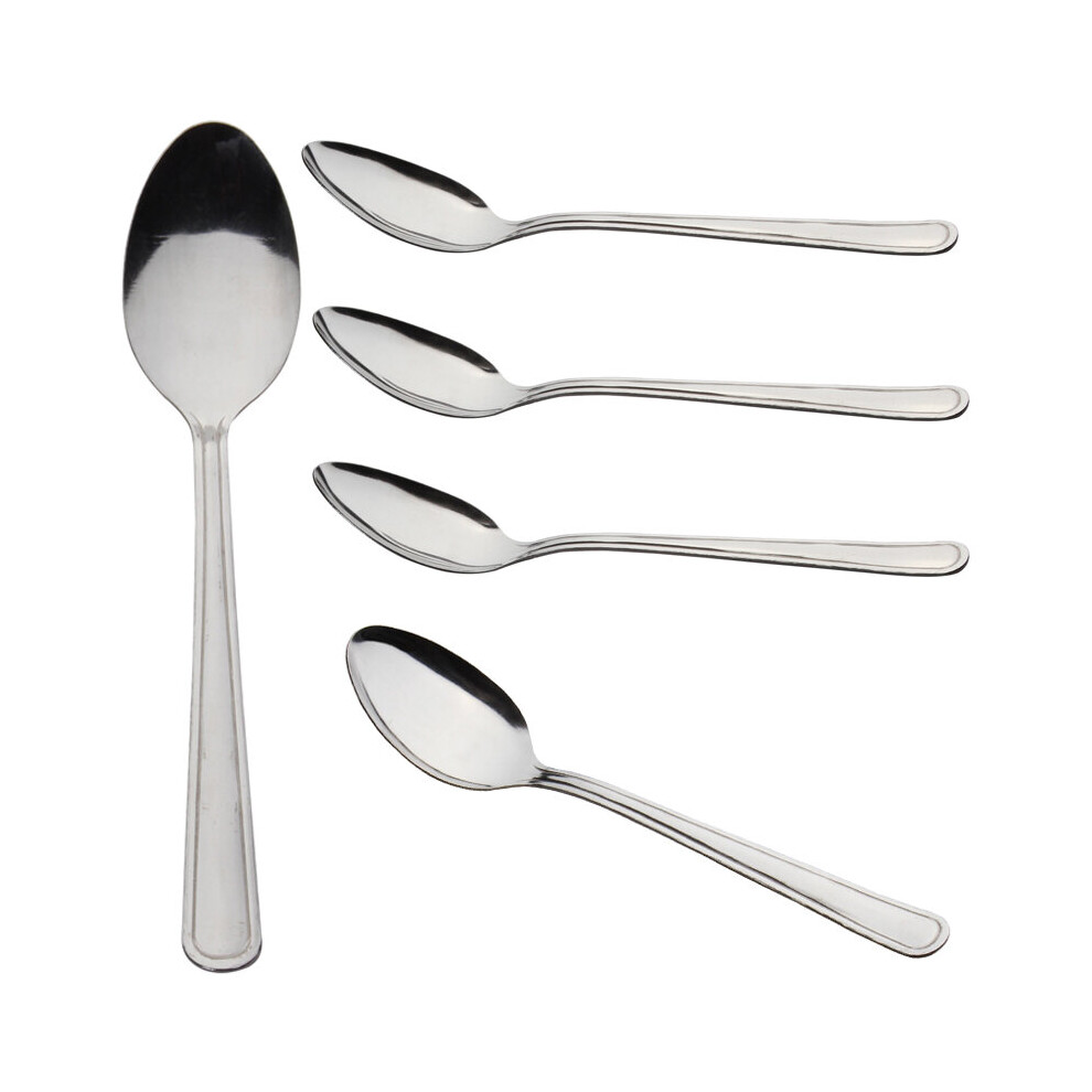 Homedirect (Tea Spoon Set-4Pcs) Cutlery Set Stainless Steel Knife,Fork,Tea Spoon
