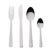 (Full 24pc set) Cutlery Set Stainless Steel Knife,Fork,Tea Spoon