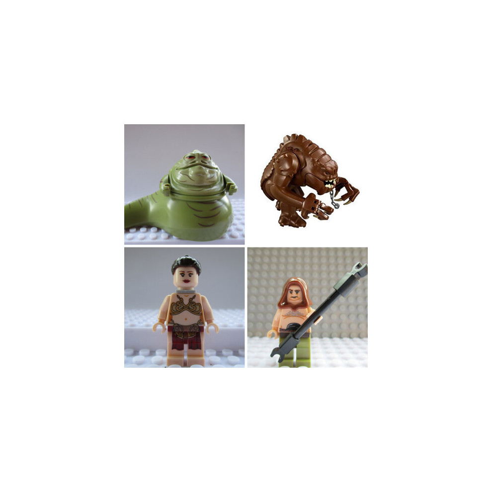 Star Wars Fit Lego Mini Figure Hero Lego Jabba Hutt Rancor Leia