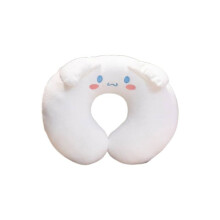 (White) U Sanrio Shaped Pillow Plush Travel Neck Cushion Gift Kuromi Cinnamoroll Melody