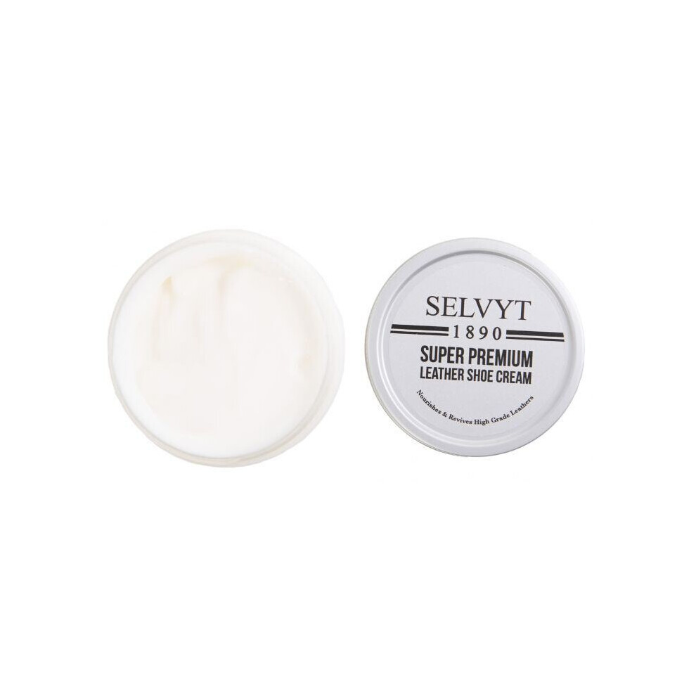 (Neutral) Selvyt 1890 Super Premium Leather Shoe Cream 100ml