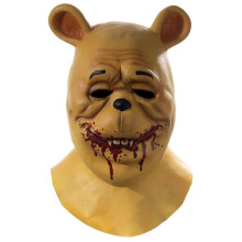 (Style A) The Pooh Blood And Honey Latex Mask Halloween Horror Bear Props Cosplay