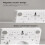 (D) Multifunctional Display of Temperature and Humidity Minimalist Digital Clock 2