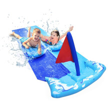 AAMEN Garden Double Inflatable water slide with 2 Water Boards For Kids