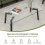 Costway Tempered Glass Coffee Table Modern Rectangular Table Living Room 10