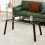 Costway Tempered Glass Coffee Table Modern Rectangular Table Living Room 4