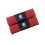 2pcs VW Red Seat Belt Cover Shoulder pad Microfiber Soft Leather 1