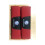 2pcs VW Red Seat Belt Cover Shoulder pad Microfiber Soft Leather 3