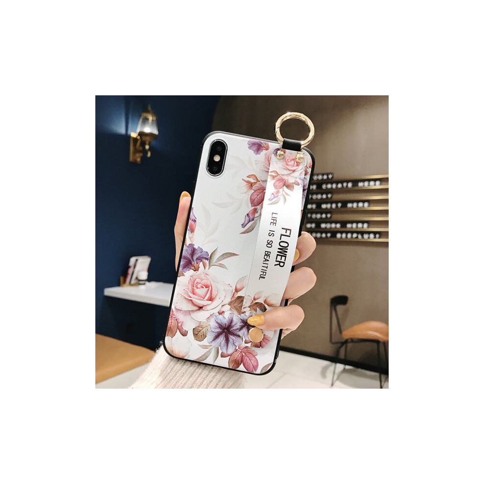 (For iphone 7 or 8, Style 4) Rose Flowers Phone Case for iPhone 11 12 13Pro
