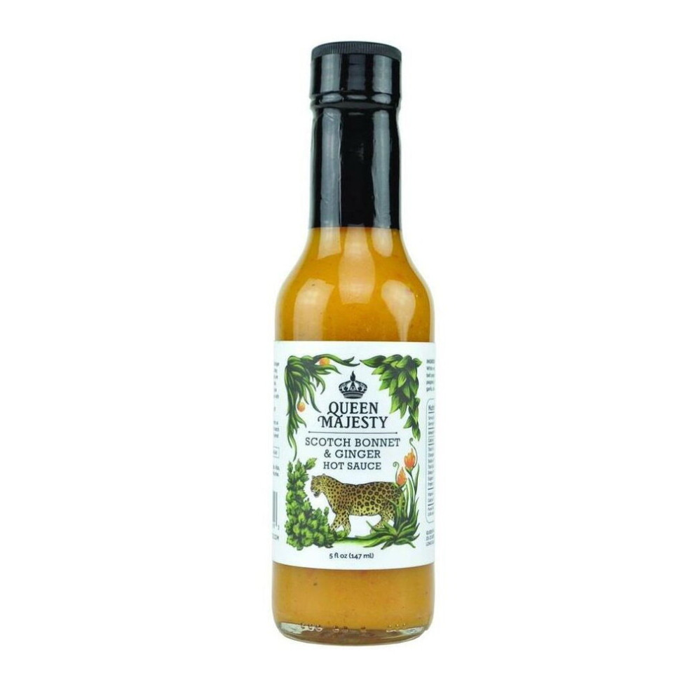 Queen Majesty Hot Chilli Sauce Scotch Bonnet & Ginger Spicy Condiment