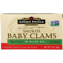 Crown Prince KHLV01354463 3 oz Smoked Olive Oil Baby Clam