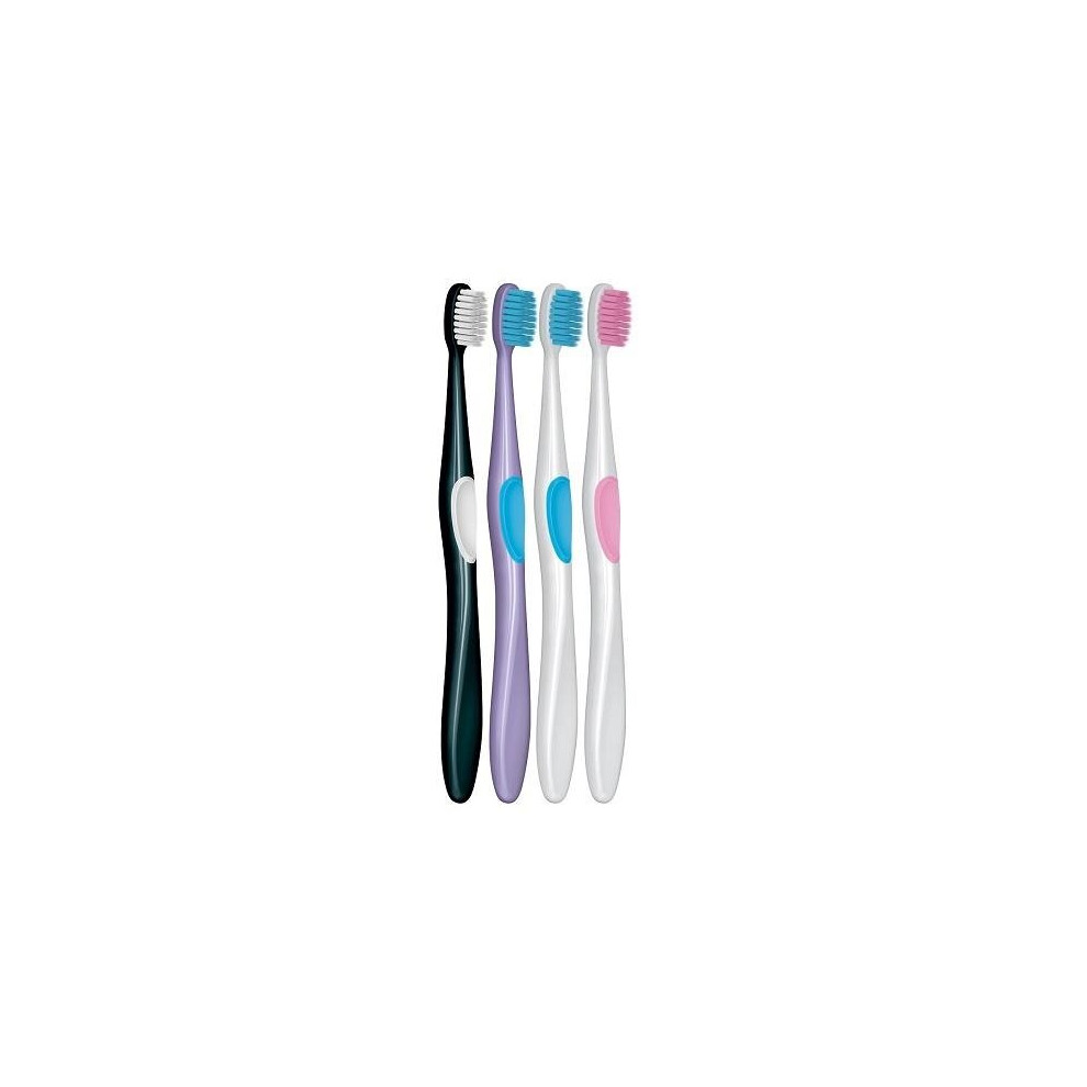 Piksters Curvie Regular Soft Toothbrush - Color may vary