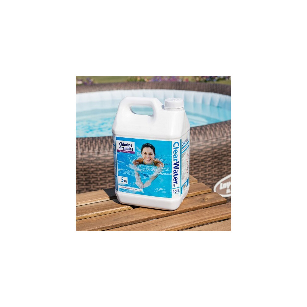 Clearwater Chlorine Granules for Hot Tub, 5 kg