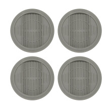 Bed Stoppers Furniture Stopper, 4 Pack Wheel Stoppers Furniture Caster Cups Fits to All Floors & Wheels of Sofas, Beds