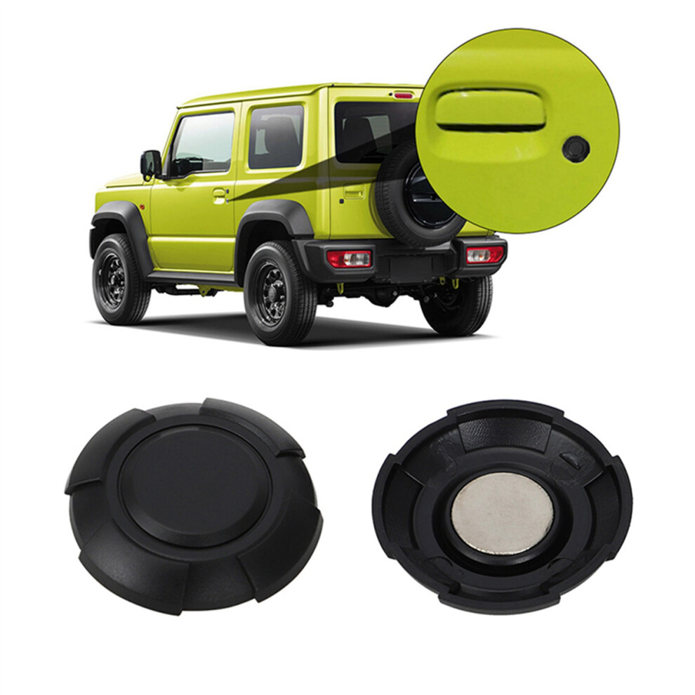 4PCS Magnetic Car Door Key Hole Trim Cover for Jimny JB64 JB74 2019-2022 Door Lock Cover Exterior Accessories