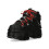 New Rock (44) NEW WALL106-C9 Unisex Metallic Black Leather Boots 4