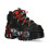 New Rock (44) NEW WALL106-C9 Unisex Metallic Black Leather Boots 2
