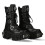 New Rock (40) NEW WALL1473-S3 Unisex Metallic Black Gothic Boot 2