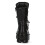 New Rock (42) NEW WALL373-S6 Unisex Metallic Black Gothic Boot 6