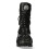 New Rock (40) NEW WALL1473-S3 Unisex Metallic Black Gothic Boot 4