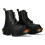 New Rock (36) NEW WALL83CCT-S8 Unisex Metallic Black Boots 2