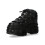 New Rock (37) NEW WALL106-S25 Unisex Metallic Black  Gothic Boot 5