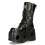 New Rock (37) 373-S2 Metallic Black Neptuno Platform Gothic Boot 5