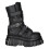 New Rock (39) New M-MET422-S1 Unisex Metallic Black Leather Boot 1