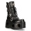 New Rock (37) 373-S2 Metallic Black Neptuno Platform Gothic Boot 1