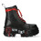 New Rock (46) WALL126CCT-C1 Unisex Metallic Black Leather Boot 1
