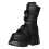 New Rock (39) New M-MET422-S1 Unisex Metallic Black Leather Boot 4