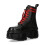 New Rock (39) WALL126CCT-C1 Unisex Metallic Black Leather Boot 5